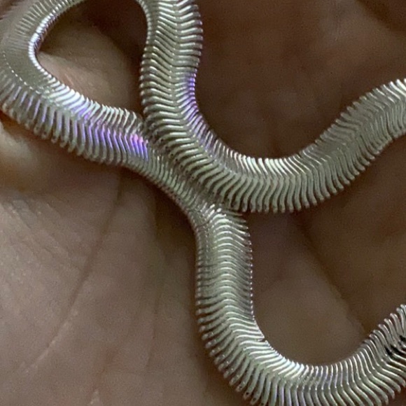 NEW 925 Sterling Silver Snake Necklace/bracelet - Picture 3 of 3